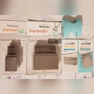 Impress Art Bundle With Typewriters Font